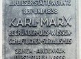 Ansicht Gedenktafel Karl Marx - 1929