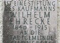 Ansicht Gedenktafel Wilhelm Ehrecke