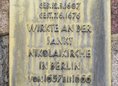 Ansicht Gedenktafel Paul Gerhardt - 1957
