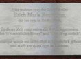 Ansicht Gedenktafel Erich Maria Remarque - 1999
