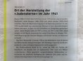 Ansicht Gedenktafel Ort der Herstellung der »Judensterne« - 2018