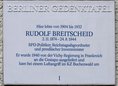 Ansicht Gedenktafel Rudolf Breitscheid - 2002