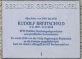 Ansicht Gedenktafel Rudolf Breitscheid - 2002
