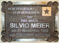 Ansicht Gedenktafel Silvio Meier