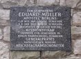 Ansicht Gedenktafel Eduard Müller