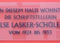 Ansicht Gedenktafel Else Lasker-Schüler - 1971