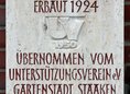 Ansicht Gedenktafel Freiwillige Feuerwehr Staaken - 1979