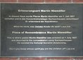 Ansicht Gedenktafel Martin Niemöller - 2007