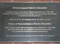 Ansicht Gedenktafel Martin Niemöller - 2007