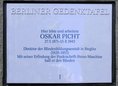 Ansicht Gedenktafel Oskar Picht