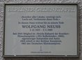 Ansicht Gedenktafel Wolfgang Neuss - 2022