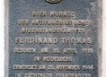 Ansicht Gedenktafel Ferdinand Thomas - 1957
