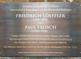 Ansicht Gedenktafel Friedrich Loeffler und Paul Frosch - 2024