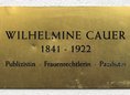 Ansicht Gedenktafel Minna Cauer