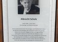 Ansicht Gedenktafel Albrecht Scholz - 2018