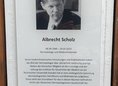 Ansicht Gedenktafel Albrecht Scholz - 2018