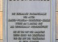 Ansicht Gedenktafel Kaiser-Wilhelm-Gedächtnis-Kirche