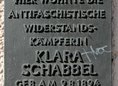 Ansicht Gedenktafel Klara Schabbel - 1976