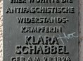 Ansicht Gedenktafel Klara Schabbel - 1976