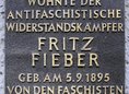 Ansicht Gedenktafel Fritz Fieber - 1950