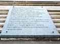 Ansicht Gedenktafel Internationale Brigaden - 1968