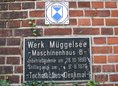 Ansicht Gedenktafel Wasserwerk Friedrichshagen - Maschinenhaus B