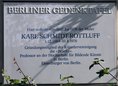 Ansicht Gedenktafel Karl Schmidt-Rottluff - 1992