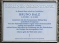 Ansicht Gedenktafel Bruno Balz - 2008