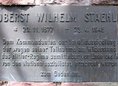 Ansicht Gedenktafel Wilhelm Staehle - 1985