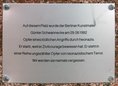 Ansicht Gedenktafel Günter Schwannecke - 2013