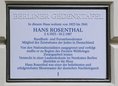 Ansicht Gedenktafel Hans Rosenthal - 2000
