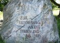 Ansicht Gedenktafel Deutsche Teilung - 1994
