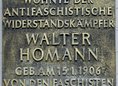 Ansicht Gedenktafel Walter Homann - 1950