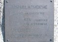 Ansicht Gedenktafel Scharlacheiche
