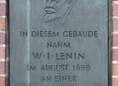 Ansicht Gedenktafel Wladimir Iljitsch Lenin - 1964