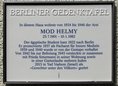 Ansicht Gedenktafel Mod (Mohamed) Helmy - 2014