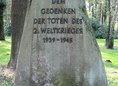 Ansicht Gedenktafel Opfer des Zweiten Weltkriegs