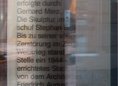 Ansicht Gedenktafel Palais am Pariser Platz