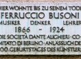 Ansicht Gedenktafel Ferruccio Busoni - 1966