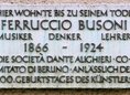 Ansicht Gedenktafel Ferruccio Busoni - 1966