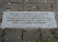 Ansicht Gedenktafel Fichtesportplatz
