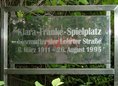 Ansicht Gedenktafel Klara Franke - 1996