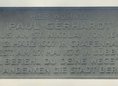 Ansicht Gedenktafel Paul Gerhardt