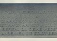 Ansicht Gedenktafel Paul Gerhardt