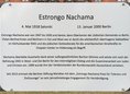 Ansicht Gedenktafel Estrongo Nachama - 2024
