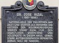 Ansicht Gedenktafel José Rizal - 2005