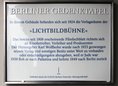 Ansicht Gedenktafel Filmfachblatt "Lichtbildbühne" - 2015