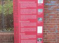 Ansicht Gedenktafel "Rassenhygienische und … - 1995