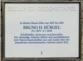 Ansicht Gedenktafel Bruno Hans Bürgel - 1990