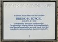 Ansicht Gedenktafel Bruno Hans Bürgel - 1990